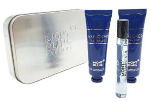 Mont Blanc Explorer Ultra Blue Mini Gift Set